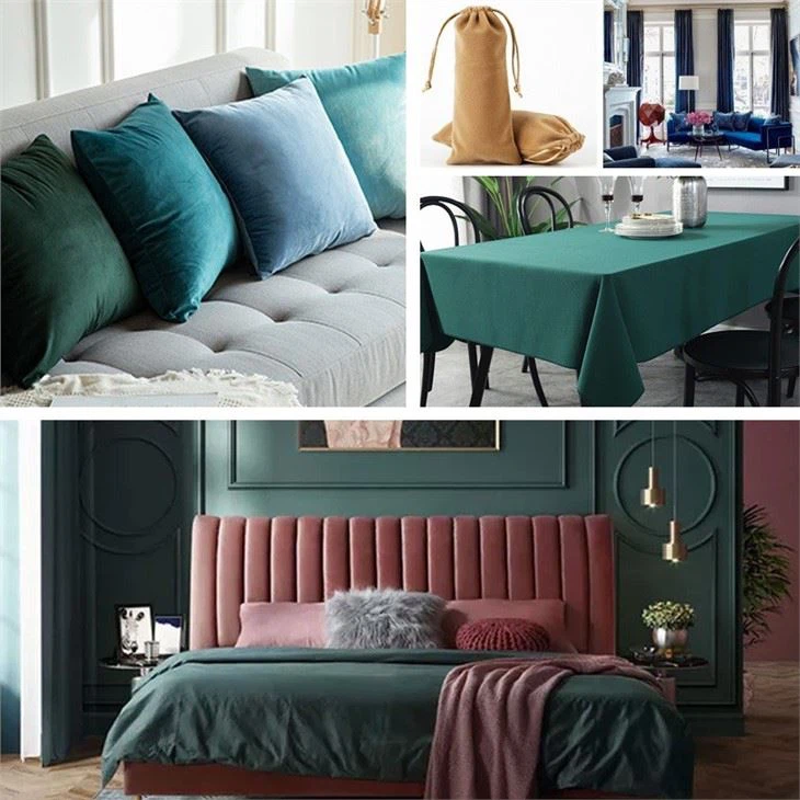 Velvet Furniture Upholstery Fabric