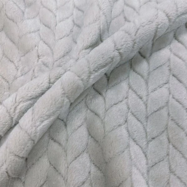 Ffabrig cnu gwlanen jacquard